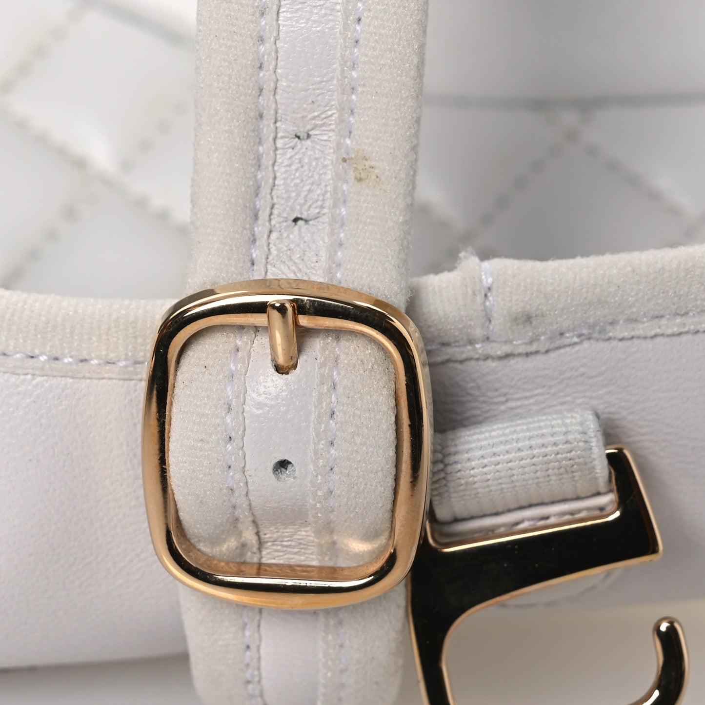 Lambskin Mary Jane Flats 39 White
