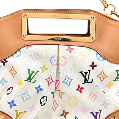 Louis Vuitton Monogram Multicolor Judy MM White 7 of 12