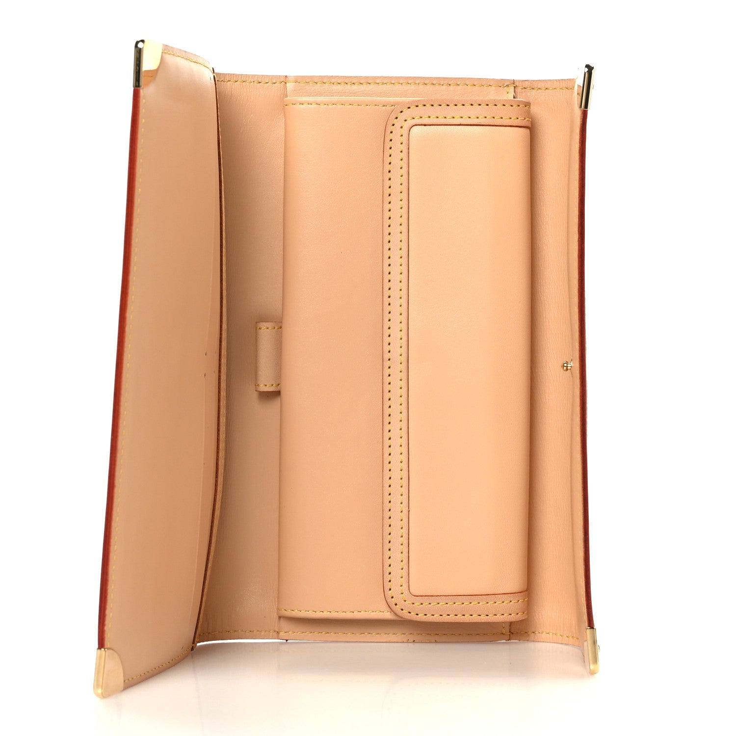 Louis Vuitton Monogram Cherry Blossom Porte Tresor International Wallet Brown 5 of 7
