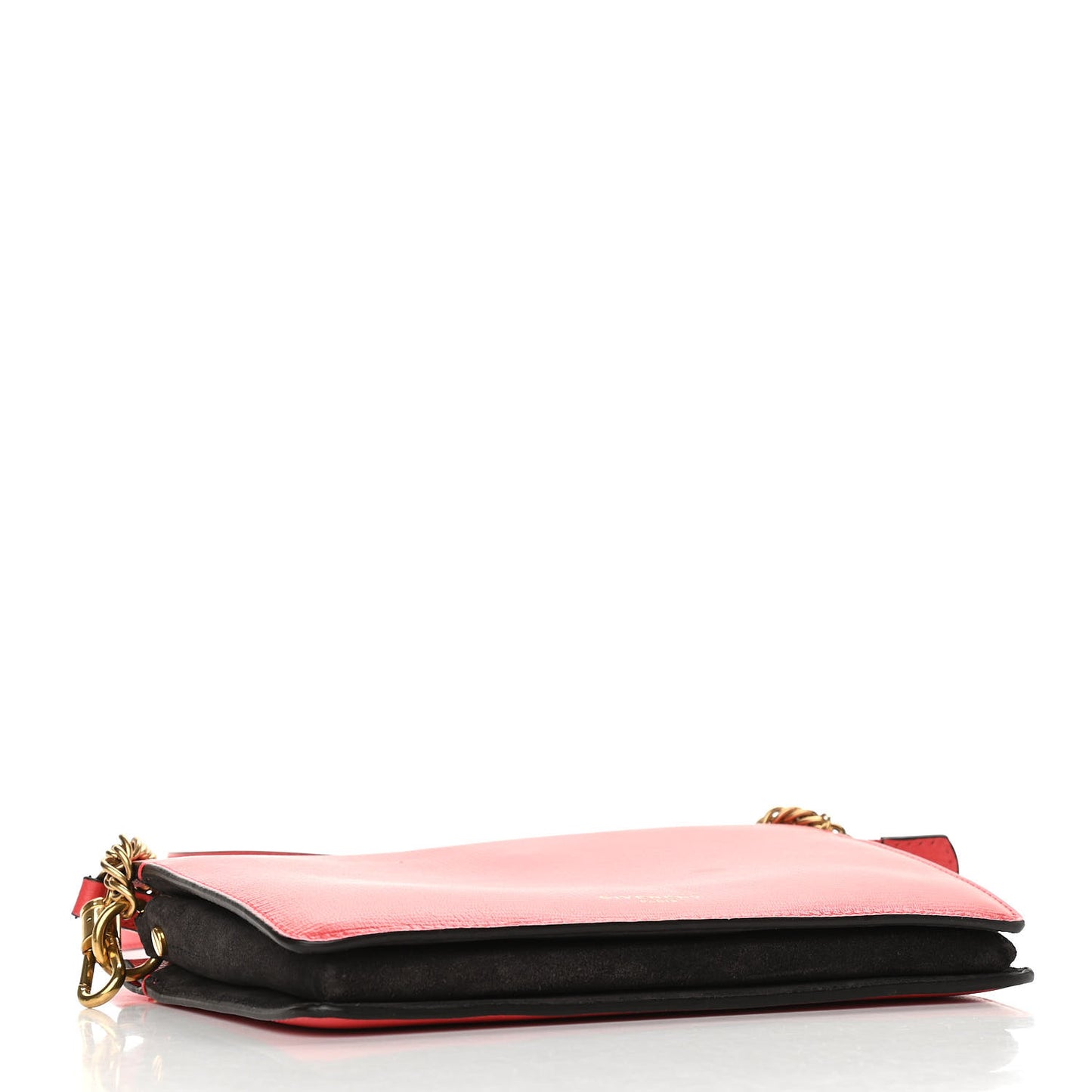 Goatskin Suede Cross 3 Crossbody Bag Pink Grey