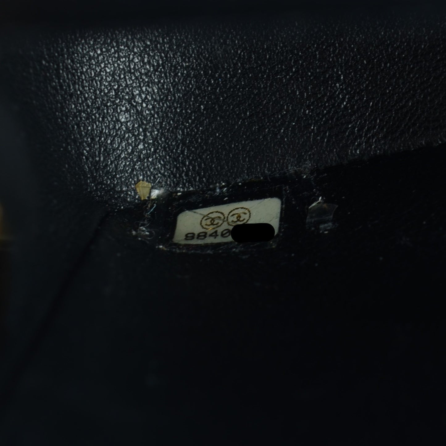 Caviar Quilted Mini Square Flap Black