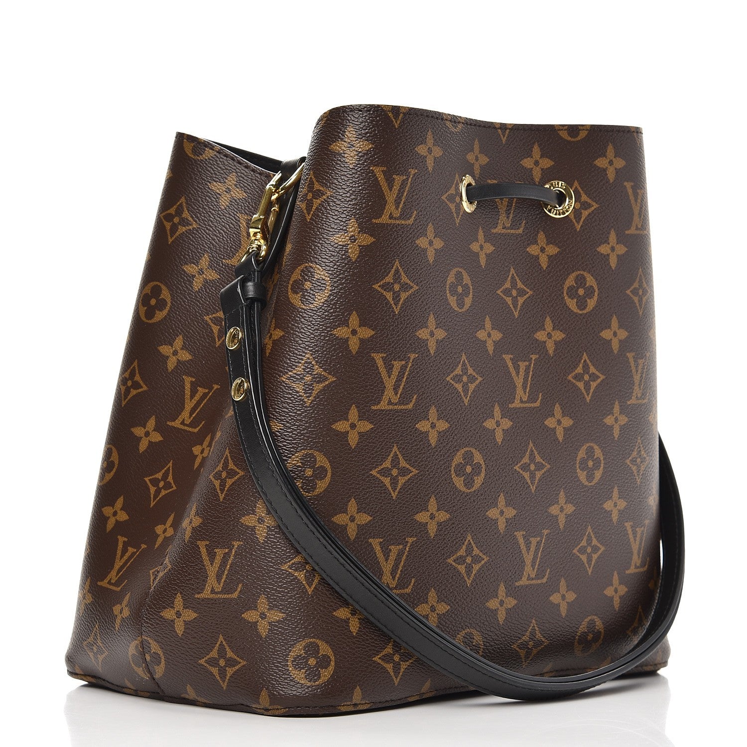 Louis Vuitton Monogram Neonoe MM Black 3 of 10