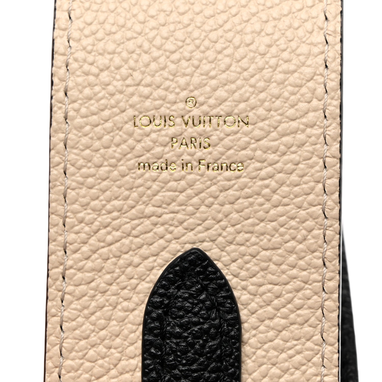 Louis Vuitton Empreinte Monogram Bandouliere Shoulder Strap Black Beige 4 of 6