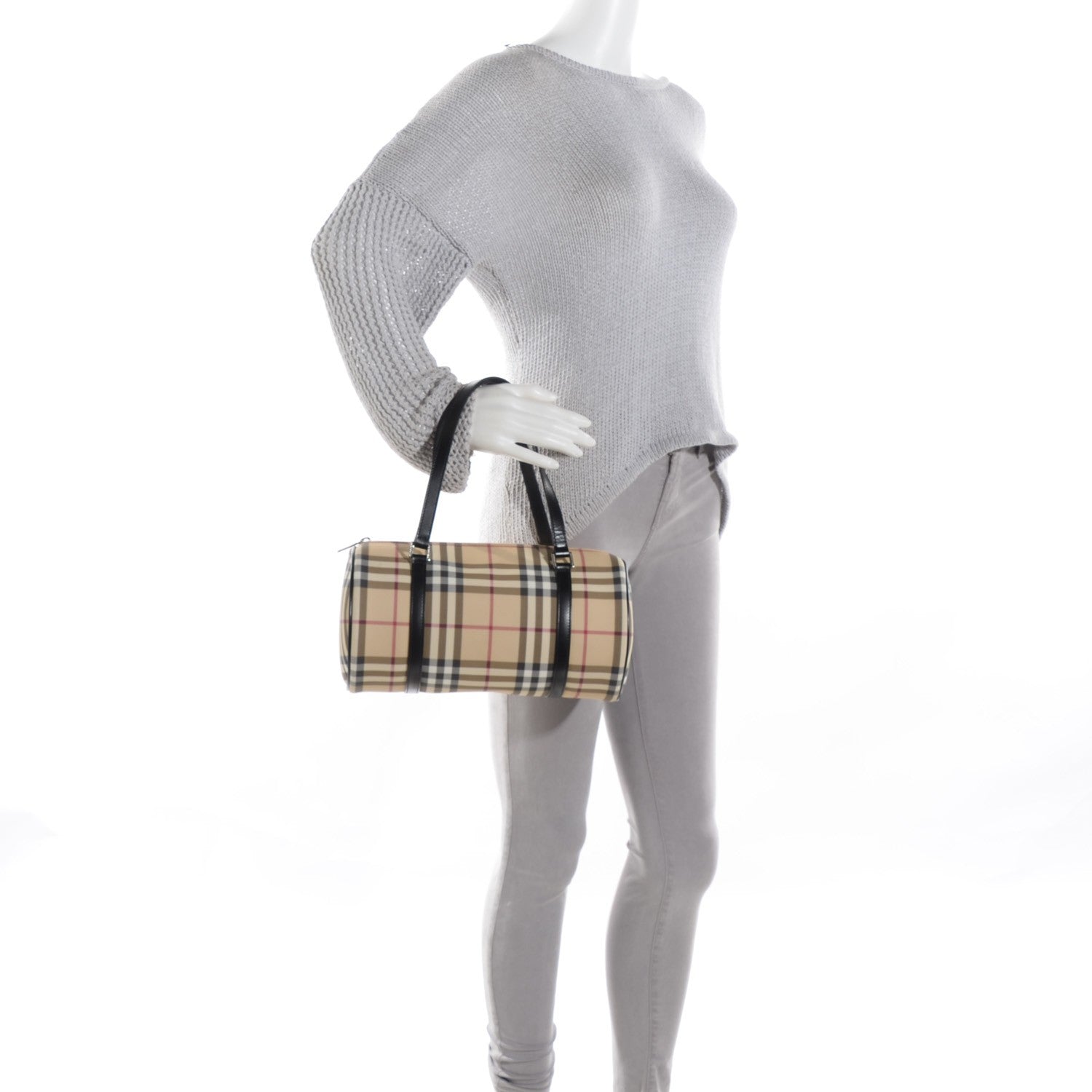 Burberry House Check Satchel Black 2 of 7