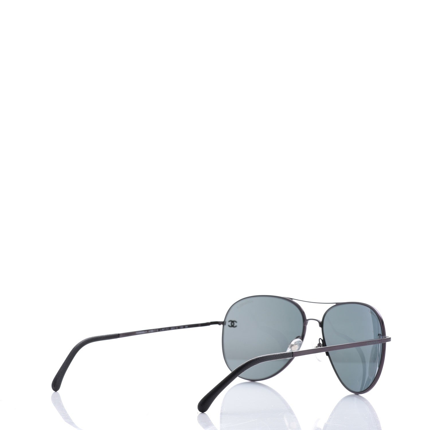 Chanel CC Pilot Sunglasses 4189-T-Q Bordeaux 4 of 9