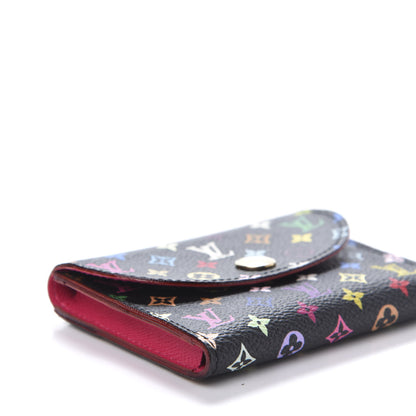 Louis Vuitton Monogram Multicolor Business Card Holder Black Grenade 6 of 10