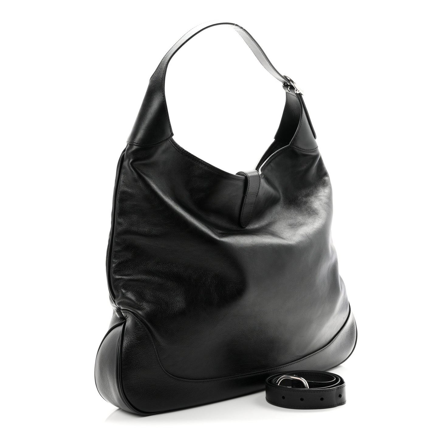 Calfskin Large Jackie 1961 Shoulder Bag Black