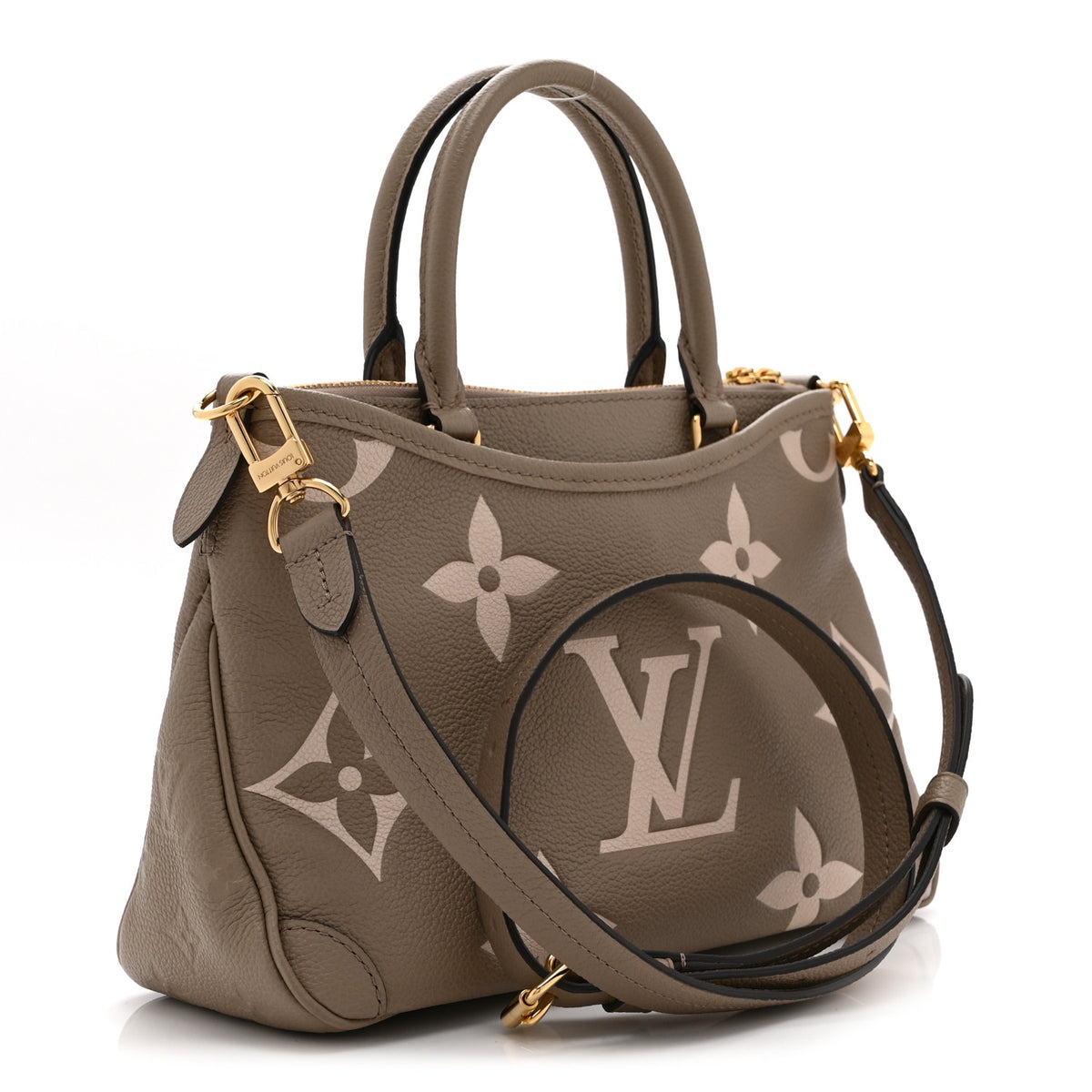 Louis Vuitton Empreinte Monogram Giant Trianon PM Tourterelle Creme 3 of 9