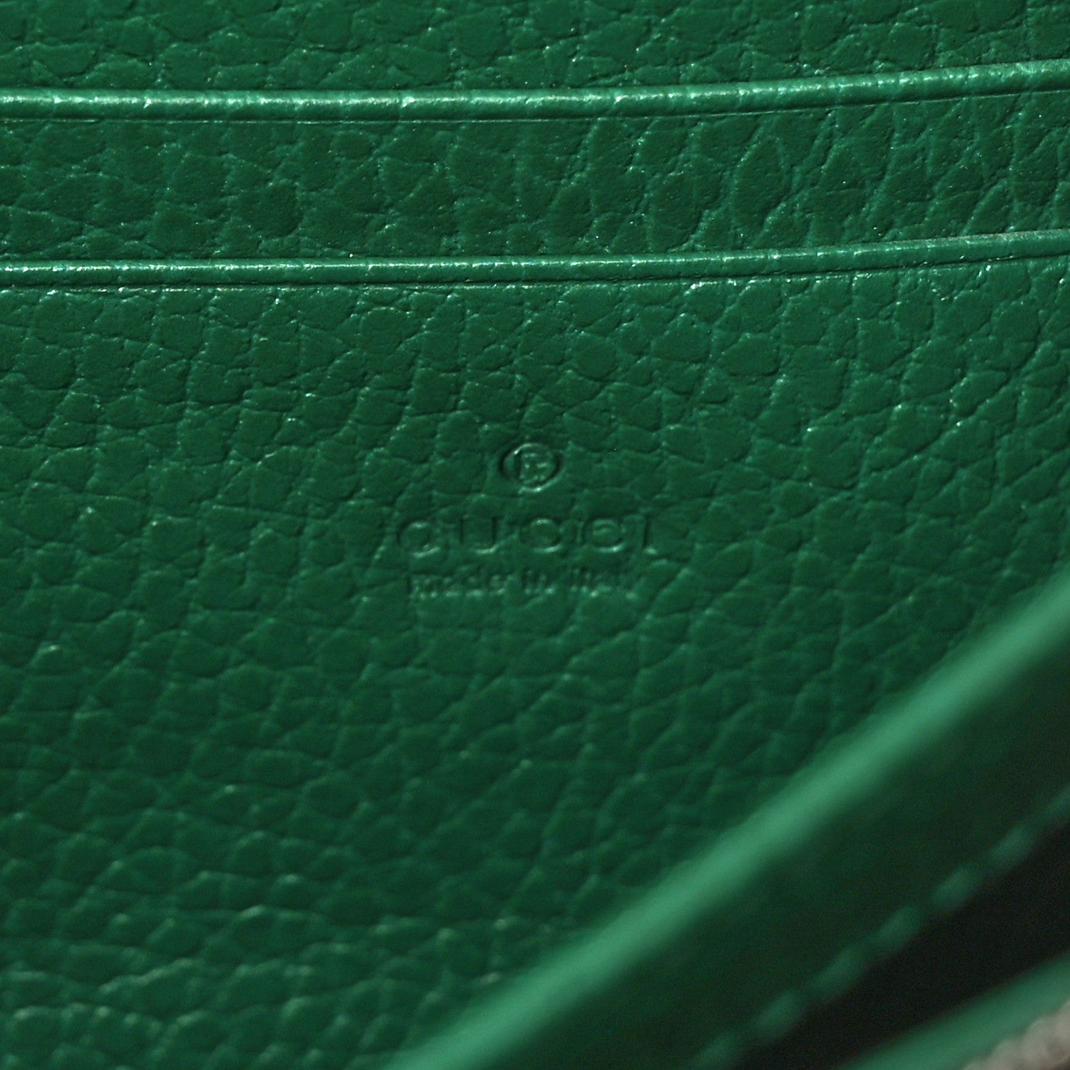 Gucci Calfskin Mini Dionysus Chain Wallet Emerald 6 of 11