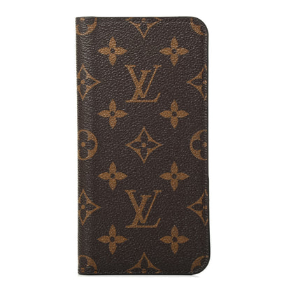 Louis Vuitton Monogram iPhone XS Max Folio Case 1 of 3