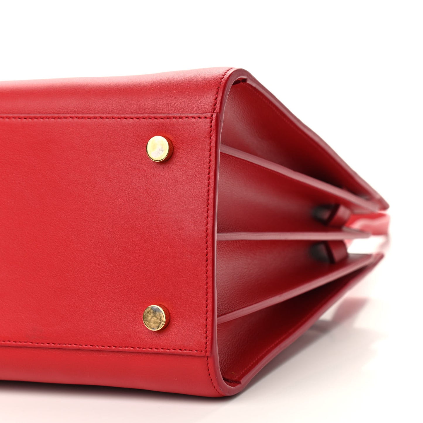 Calfskin Small Sac De Jour Vermillion