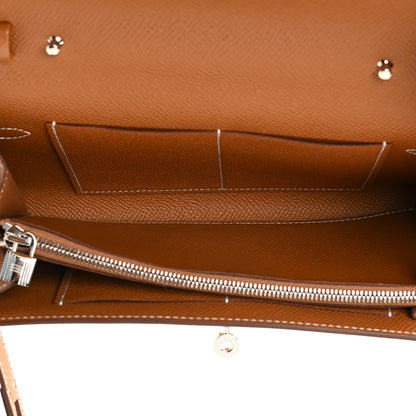 Hermes Epsom Kelly Wallet To Go Gold 4 of 12