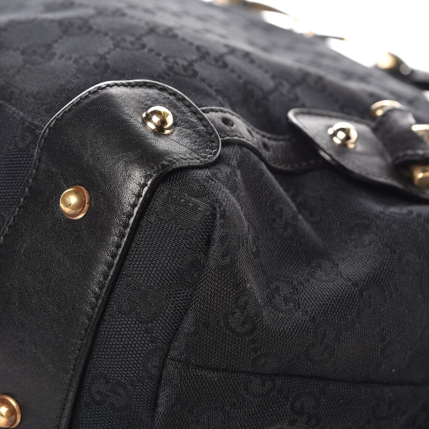Gucci Monogram Small Pelham Shoulder Bag Black 12 of 13