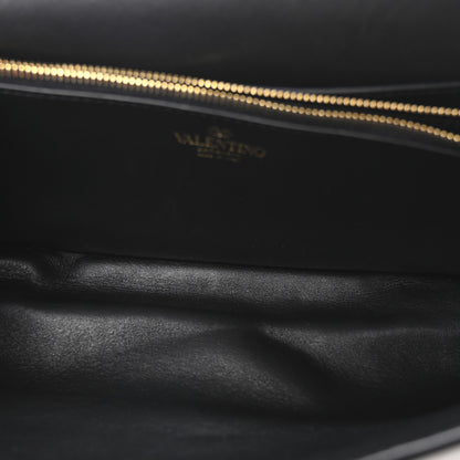 Valentino Garavani Nappa Stud Sign Shoulder Bag Black 5 of 9
