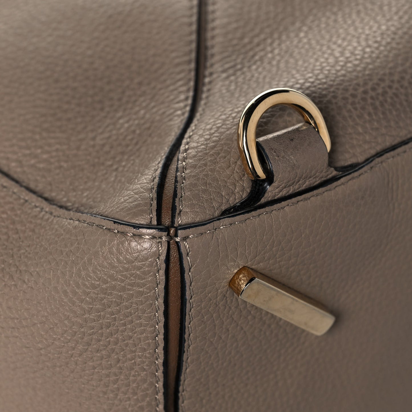 Calfskin Medium Puzzle Bag Sand Mink
