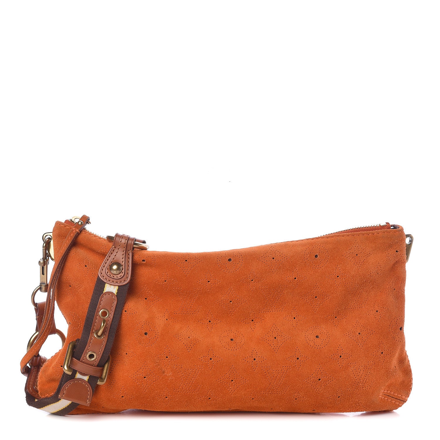 Louis Vuitton Suede Mahina Onatah MM Orange 1 of 11