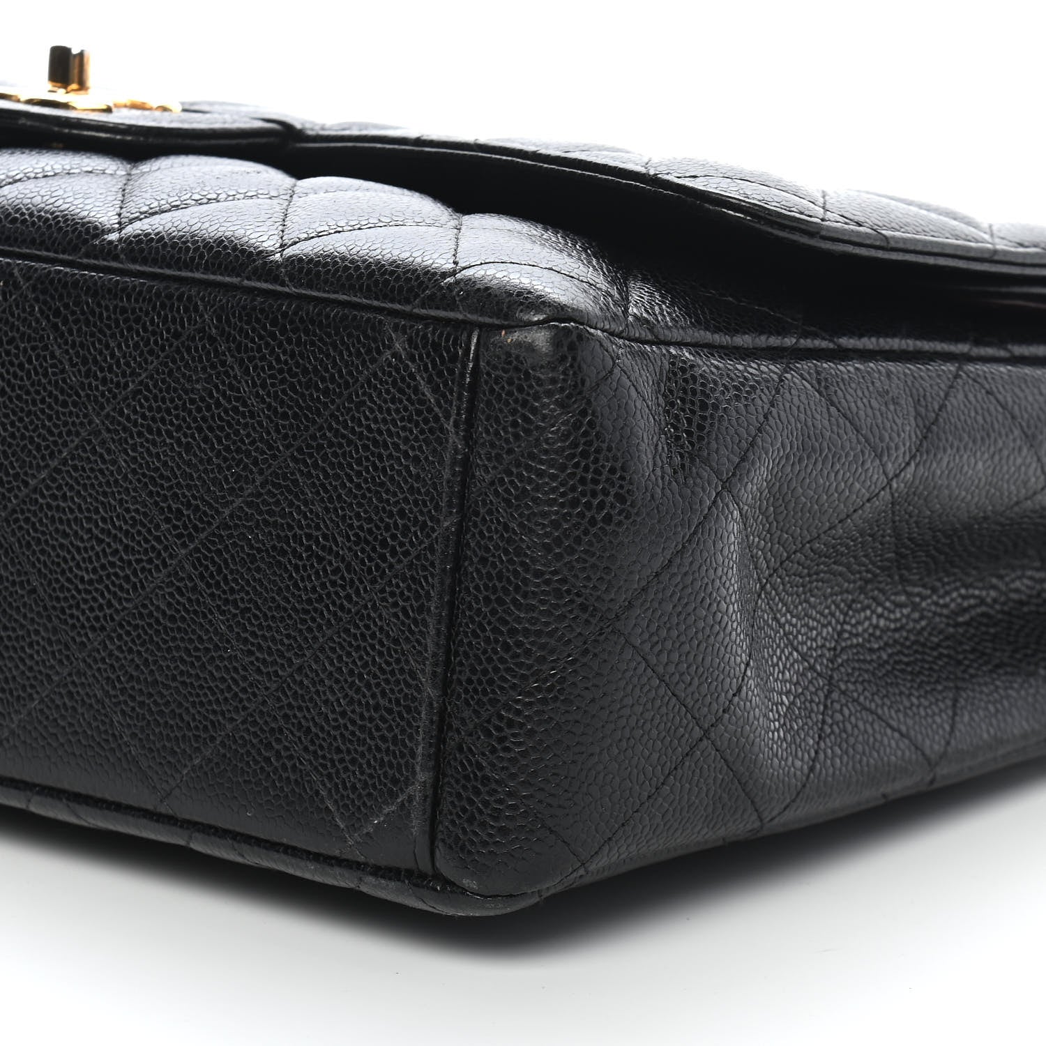 Chanel Caviar Quilted Maxi Double Flap Black 9 of 10