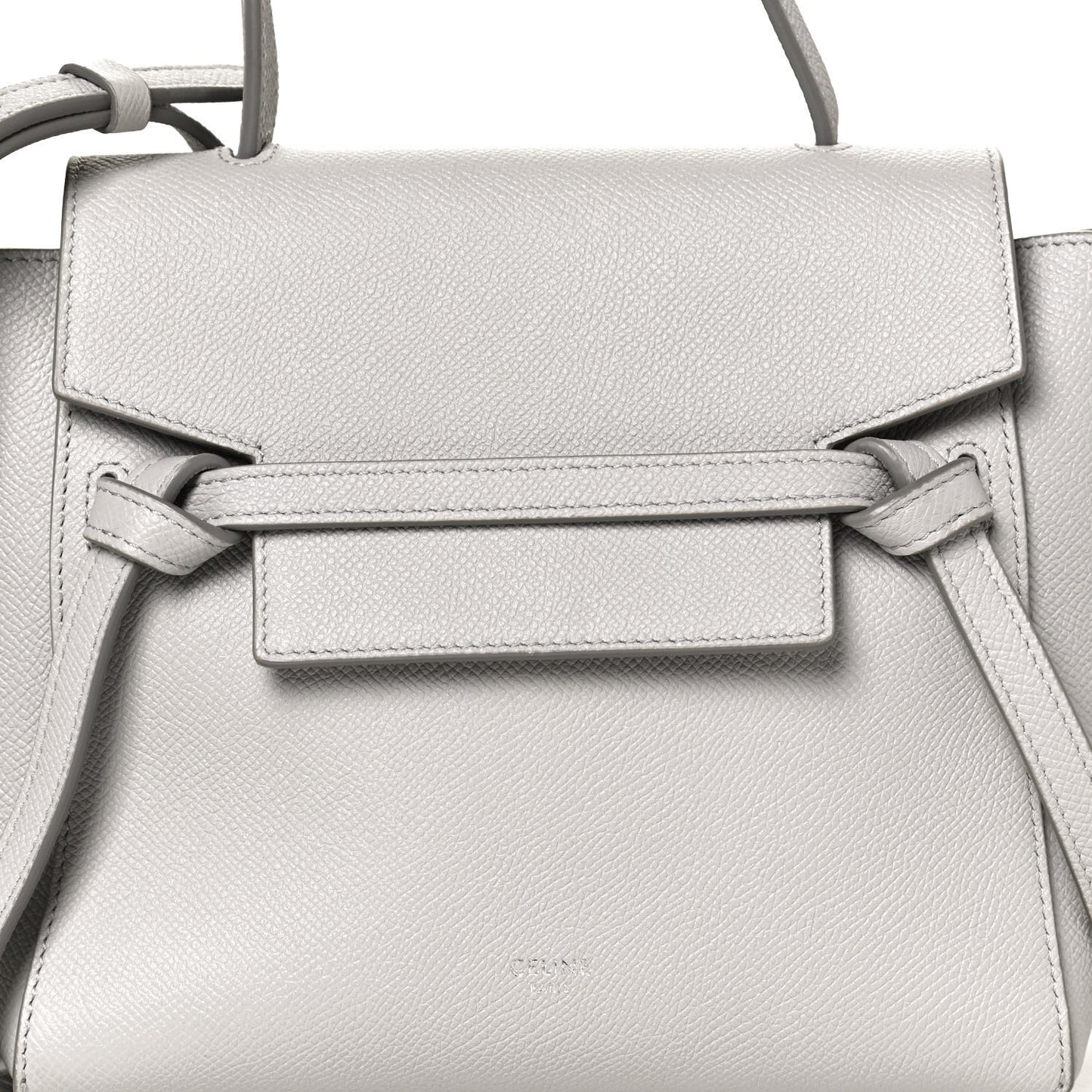 Grained Calfskin Nano Belt Bag Cloud