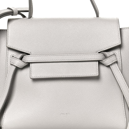 Celine Grained Calfskin Nano Belt Bag Cloud 8 of 12