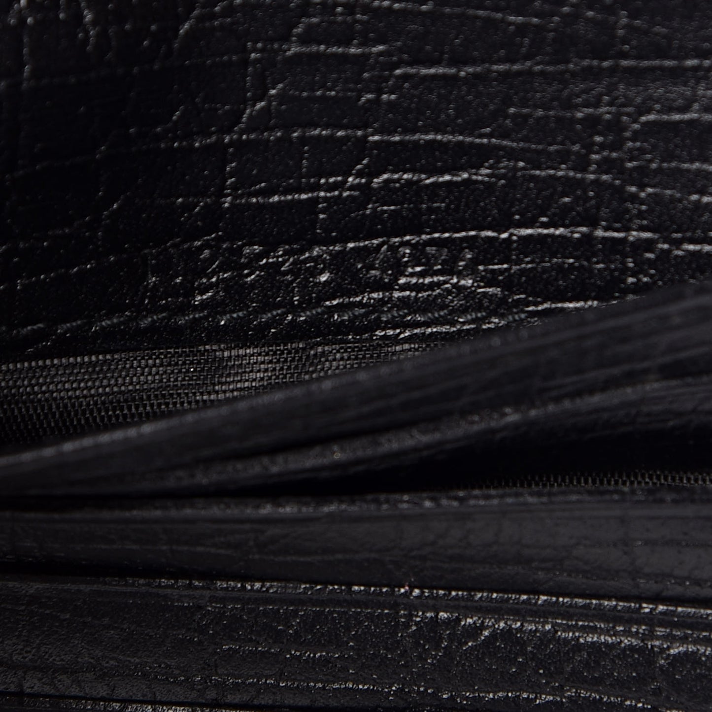 Monogram Bamboo Wallet Black