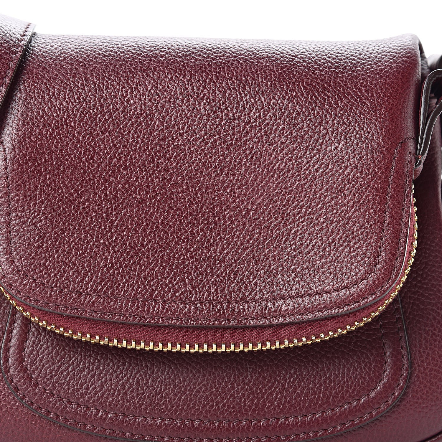 Tom Ford Calfskin Mini Jennifer Crossbody Bag Oxblood 8 of 11