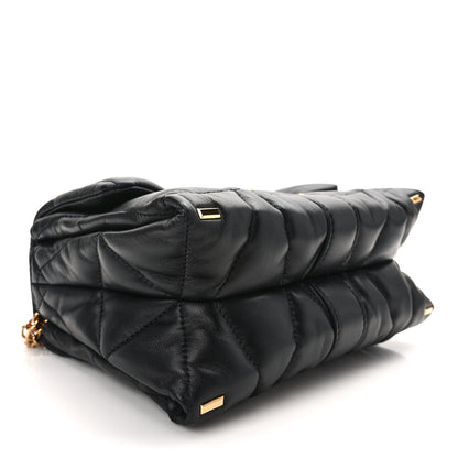Versace Nappa Quilted Kleio Shoulder Bag Black 4 of 11