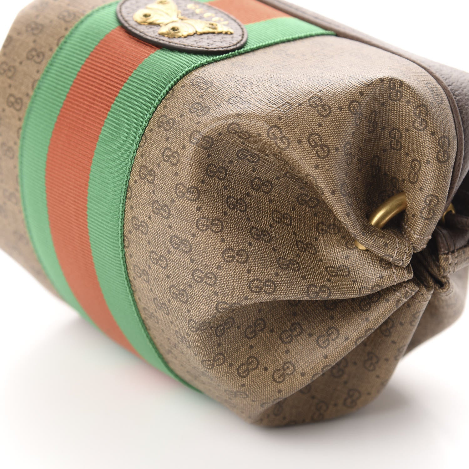 Gucci Mini Vintage GG Supreme Monogram Web Butterfly New Candy Crossbody Beige New Acero 7 of 11