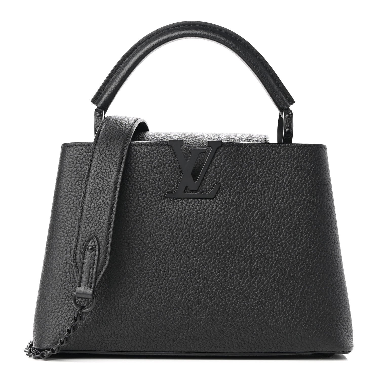 Louis Vuitton Taurillon Capucines BB Matte Black 1 of 8