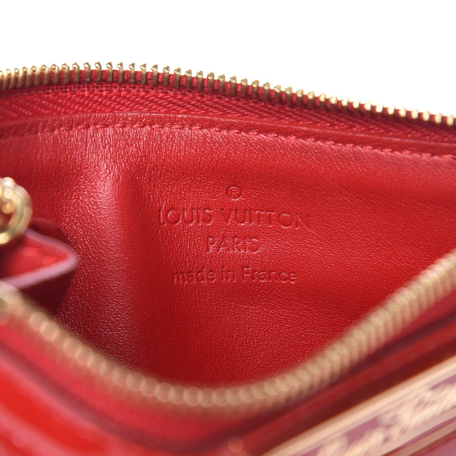 Louis Vuitton Vernis Key Pouch Cherry 6 of 7