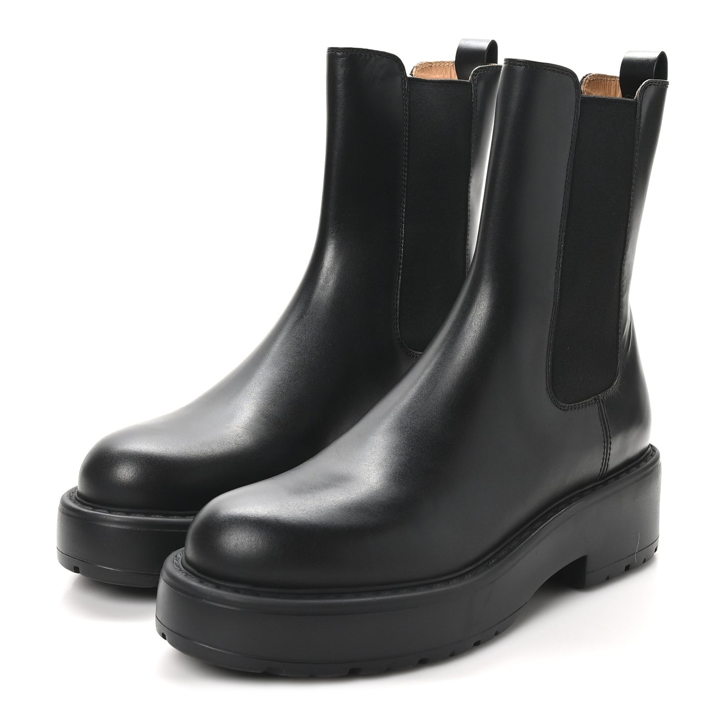 Vitello Chelsea Boots 39.5 Black