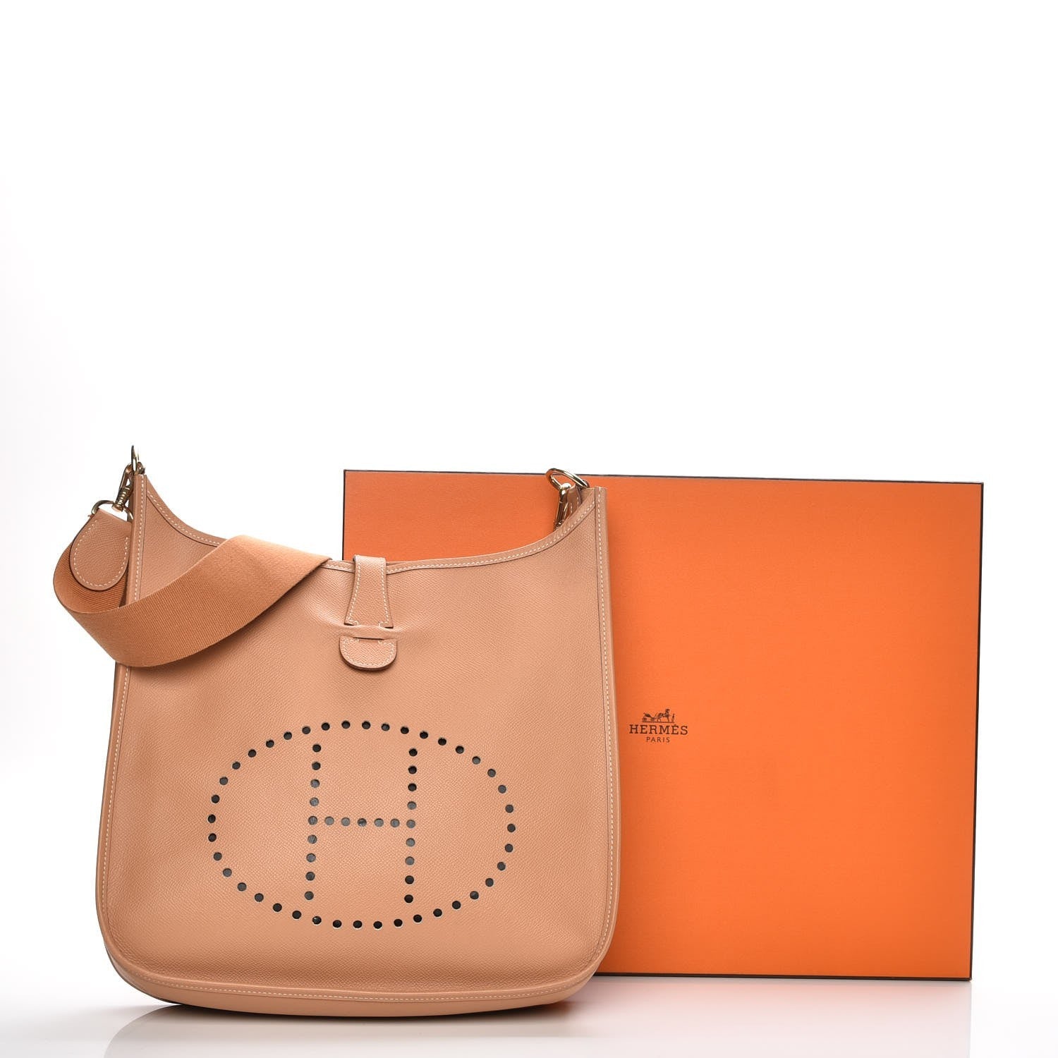 Hermes Courchevel Evelyne GM Natural 21 of 21