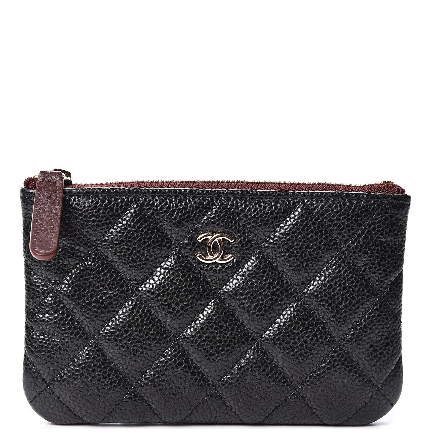 Chanel Caviar Quilted Small Cosmetic Case Black 1 of 9