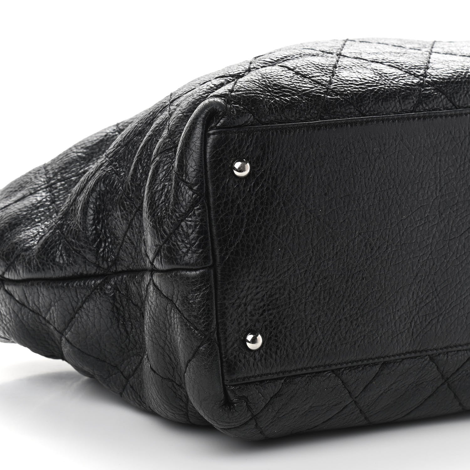 Chanel Glazed Calfskin Large On The Road Tote Black 11 of 15
