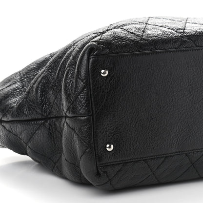 Chanel Glazed Calfskin Large On The Road Tote Black 11 of 15