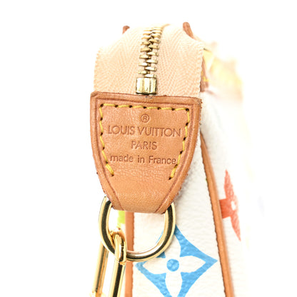 Louis Vuitton Monogram Multicolor Pochette Accessories White 6 of 9
