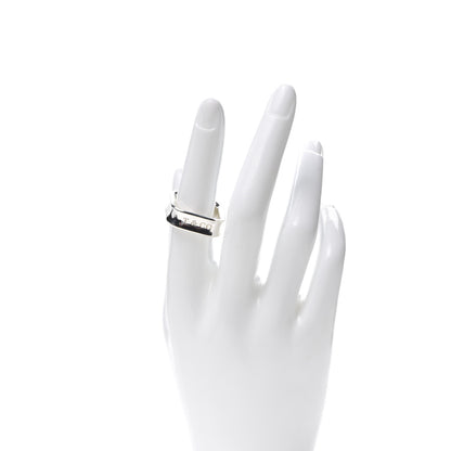 Tiffany Sterling Silver 1837 Square Ring 57 8 2 of 5