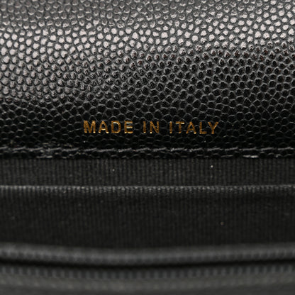 Chanel Caviar Quilted Coco First Phone Holder With Chain Black 6 of 13