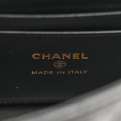 Chanel Caviar Quilted Coco Handle Clutch With Chain Black 6 of 11