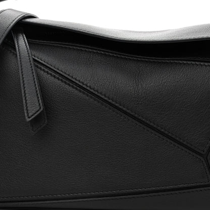 Loewe Calfskin Small Puzzle Bag Black 8 of 11