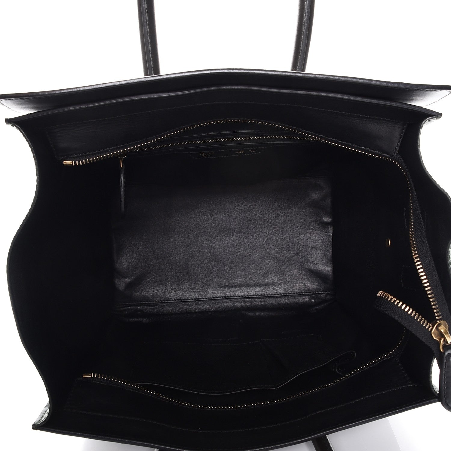Celine Smooth Calfskin Mini Tri-Color Luggage Forest 5 of 12