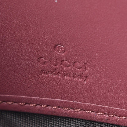 Gucci GG Supreme Monogram Blooms Zip Around Wallet Beige Multicolor Dry Rose 6 of 14