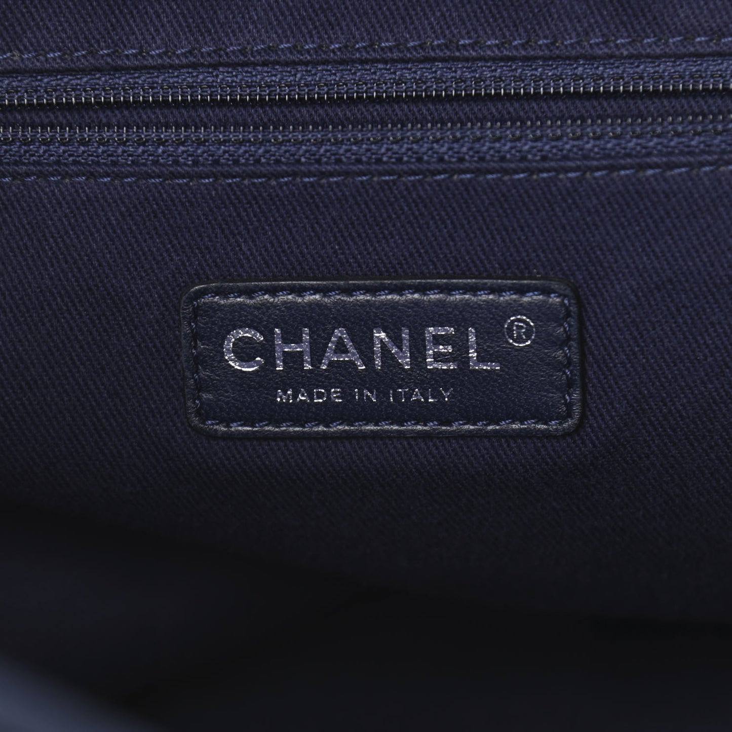 Canvas Small Deauville Tote Blue