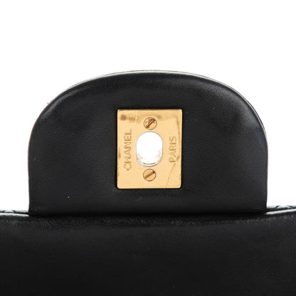 Chanel Lambskin Quilted Maxi Double Flap Black 6 of 11