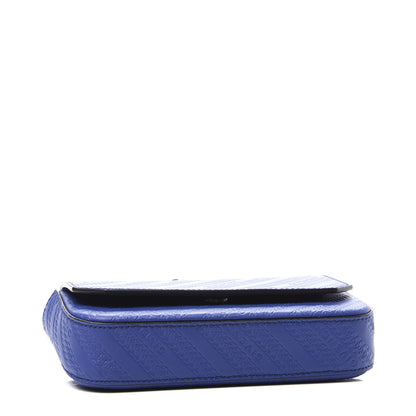 Givenchy Calfskin Chain Embossed Bond Belt Bag Blue 3 of 8