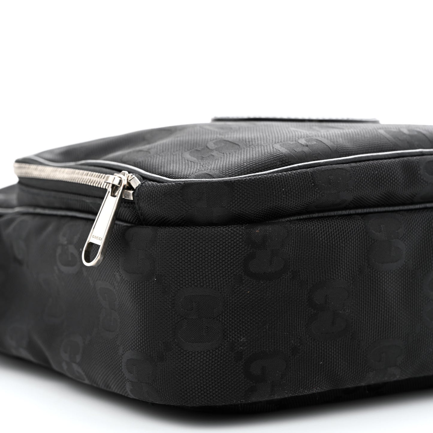 Econyl Nylon Monogram Off The Grid Messenger Black