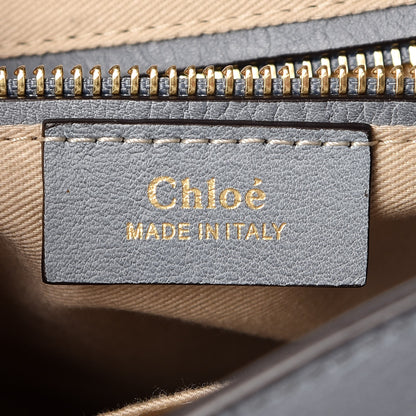 Chloe Suede Calfskin Small Faye Backpack Cloudy Blue 8 of 9