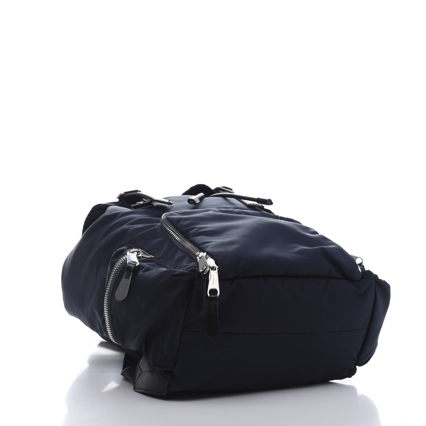 Nylon Puffer Medium Rucksack Backpack Blue