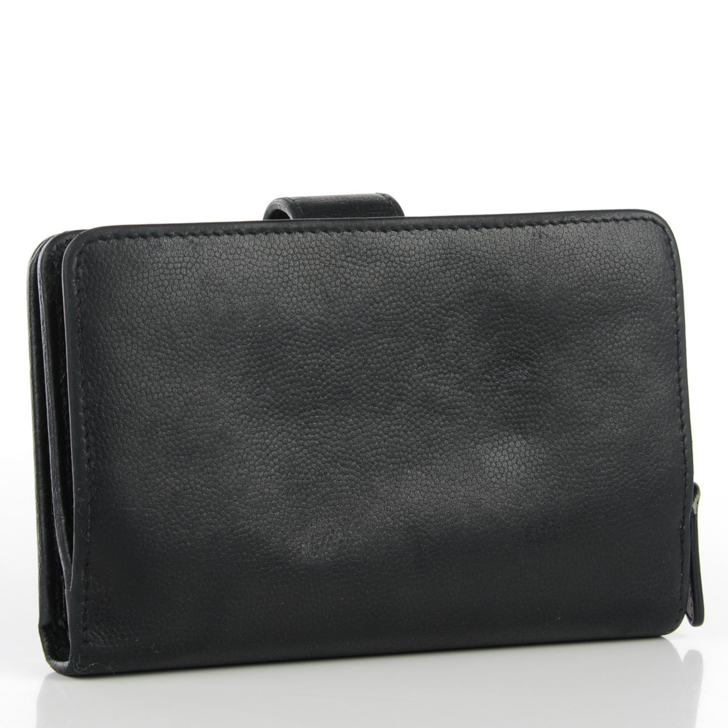 Caviar Sevruga L Zip Pocket Wallet Black
