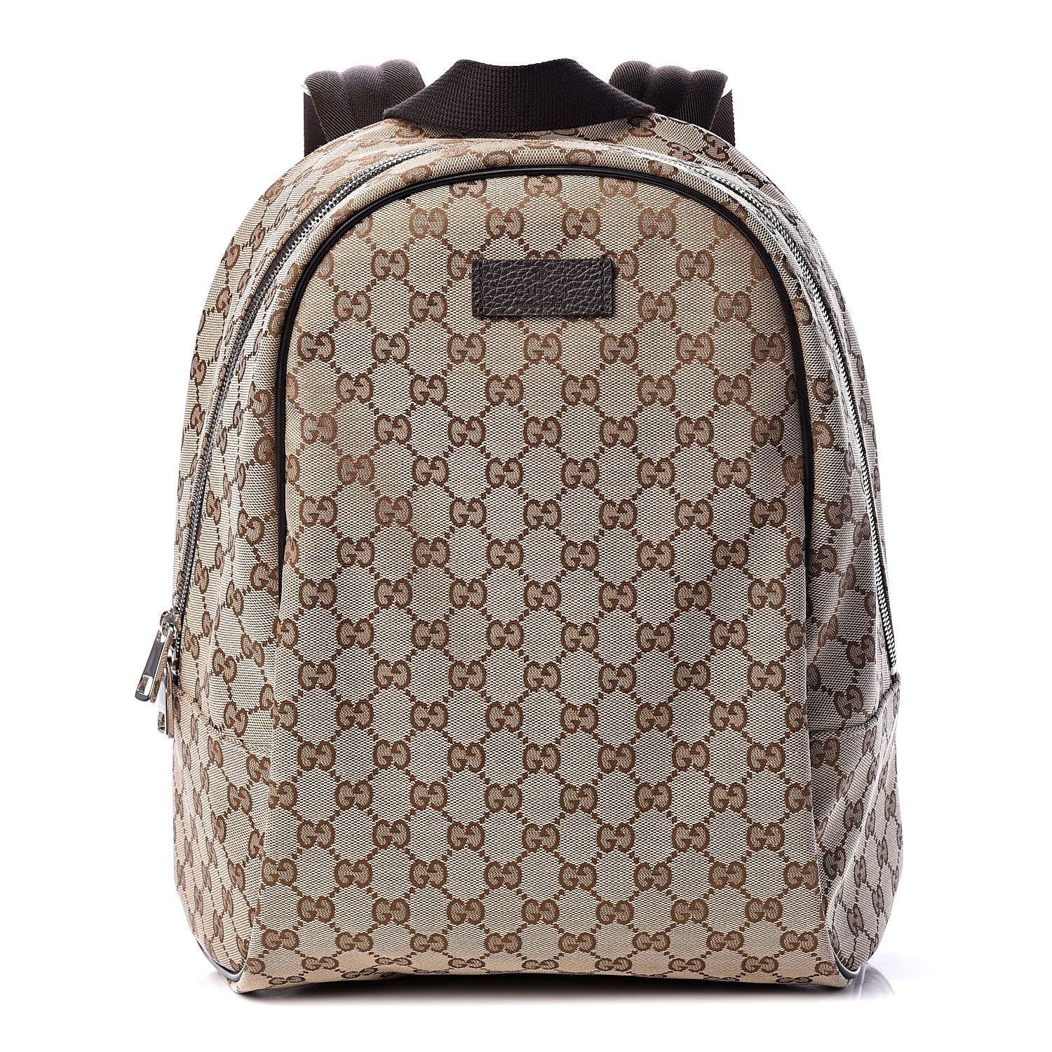 Gucci Monogram Travel Backpack Dark Brown 1 of 11
