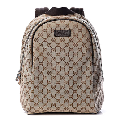 Gucci Monogram Travel Backpack Dark Brown 1 of 11